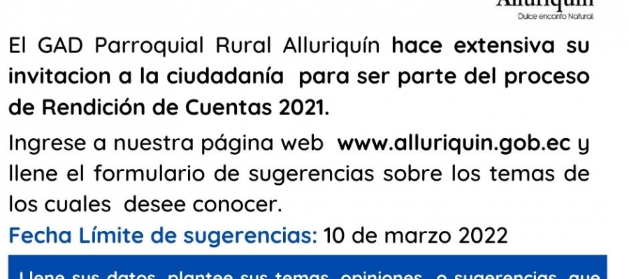 PRIMERA FASE DEL PROCESO DE RENDICIÓN DE CUENTAS AÑO 2021. PRIMERA FASE DEL PROCESO DE RENDICIÓN DE CUENTAS AÑO 2021.